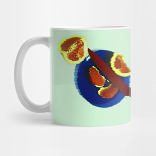 Glitch in a grapefruit Mug